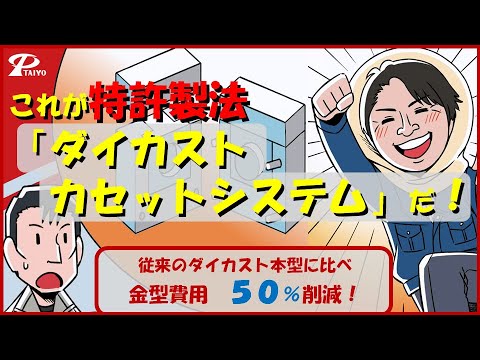 【マンガ】これが特許製法「ダイカストカセットシステム」だ！