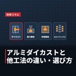 アルミダイカストと他工法の違い・選び方