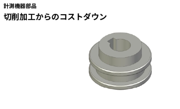 計測機器用プーリー(SCS13・30%削減)